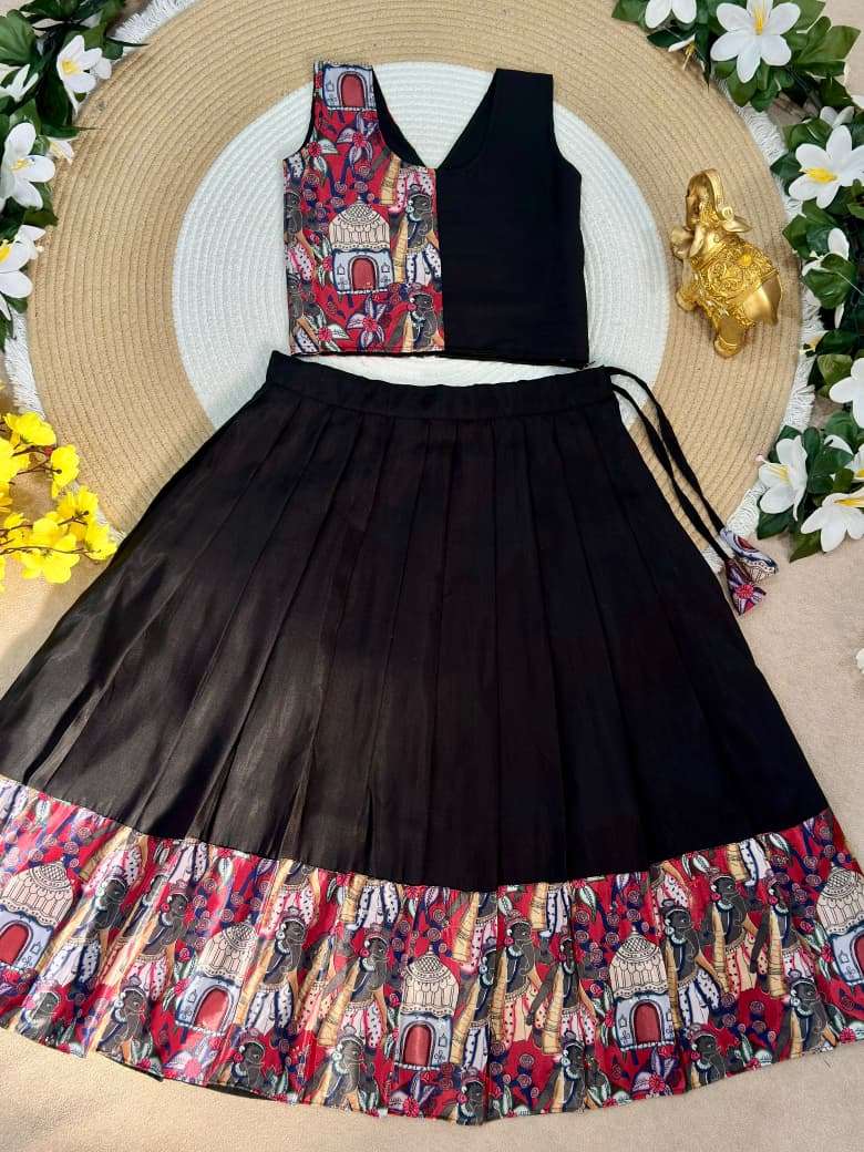 Ganesha Heritage Kids wear Premium Silk fabric Lehenga choli reseller in surat
